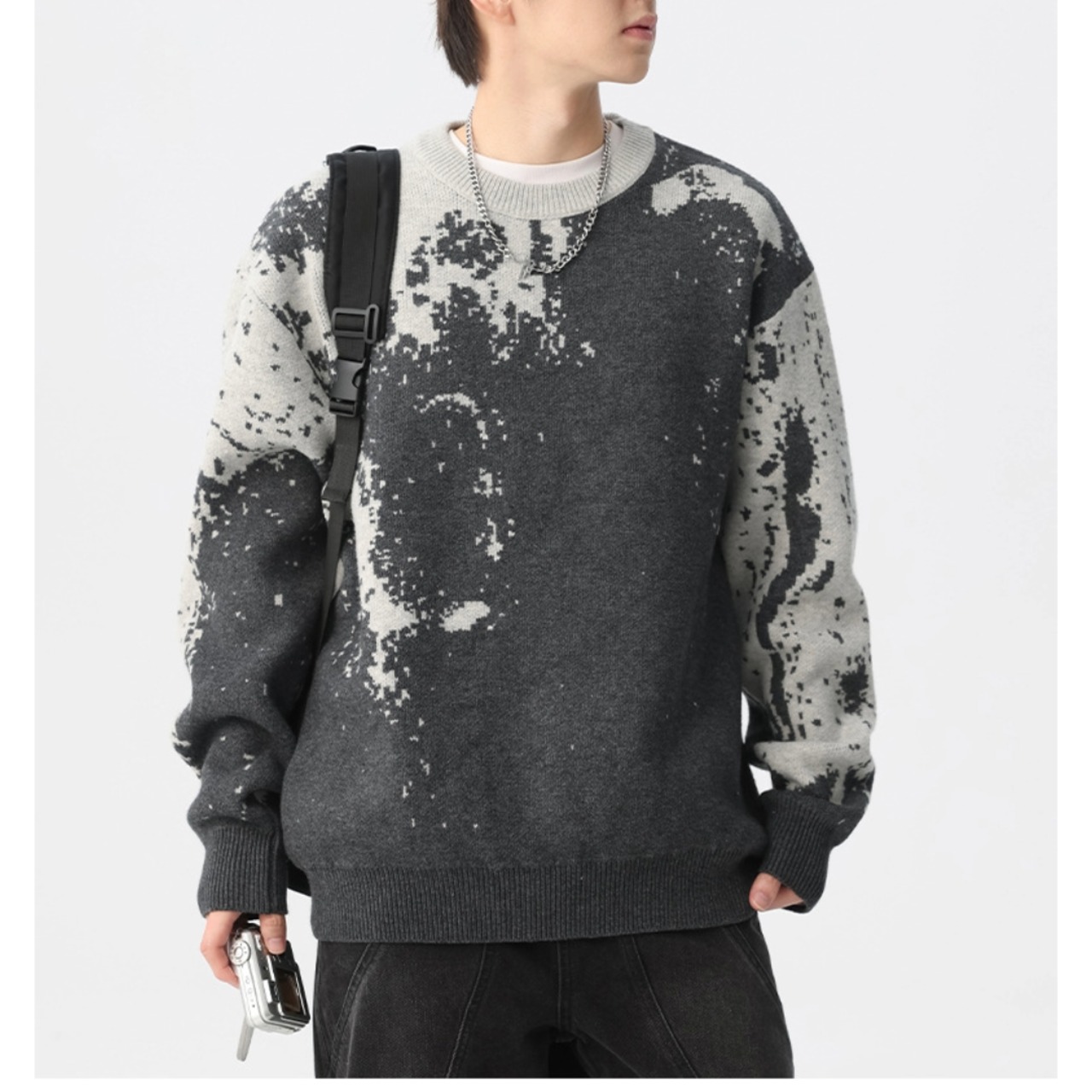 Abstract Pattern Sweater / M–3XL　TB2638・画像6