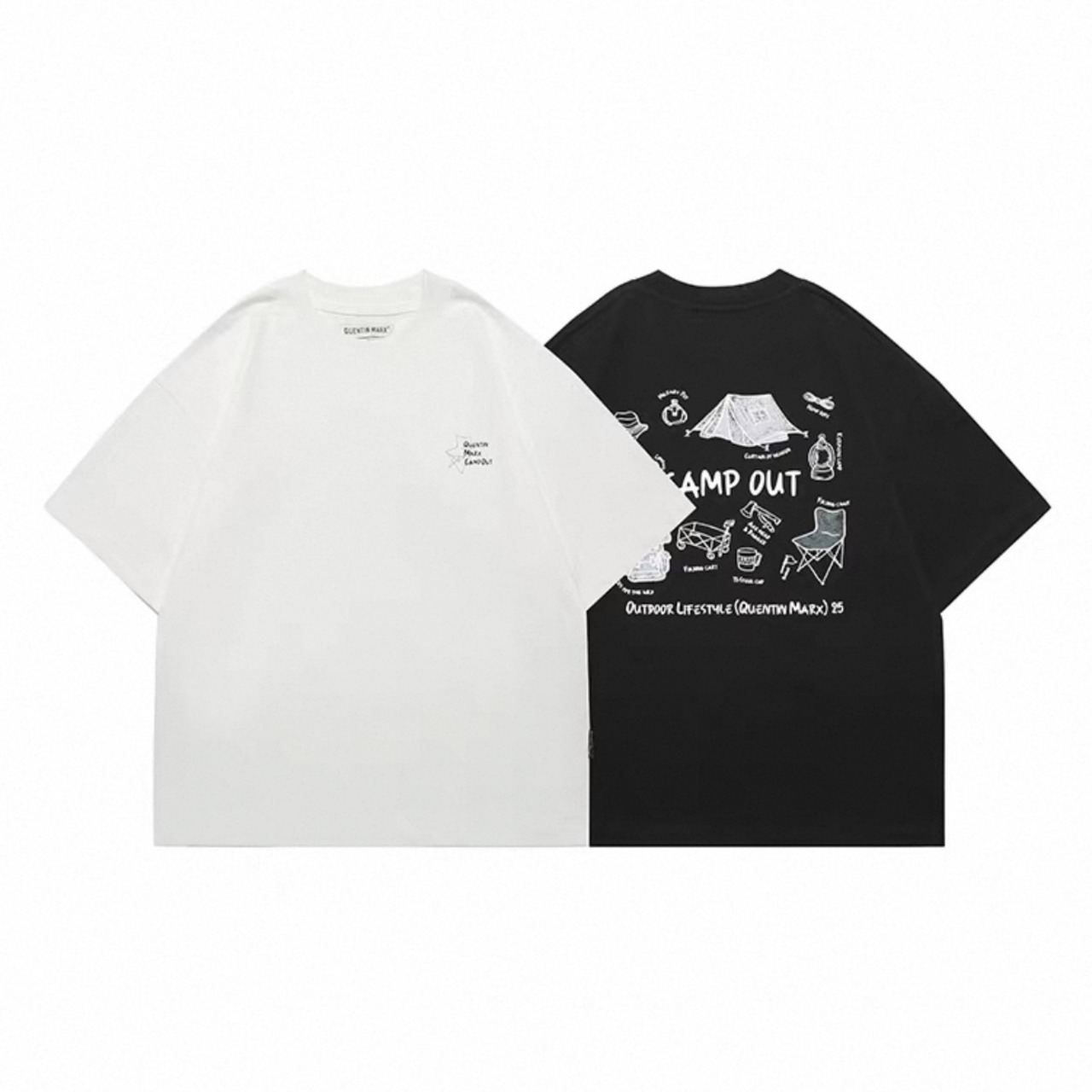 Camp out graphic tee 1013 - 3