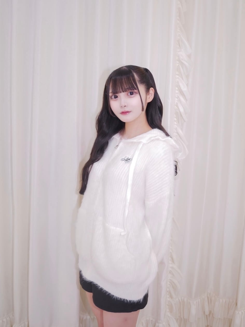 Mel. snow man hoodie knit