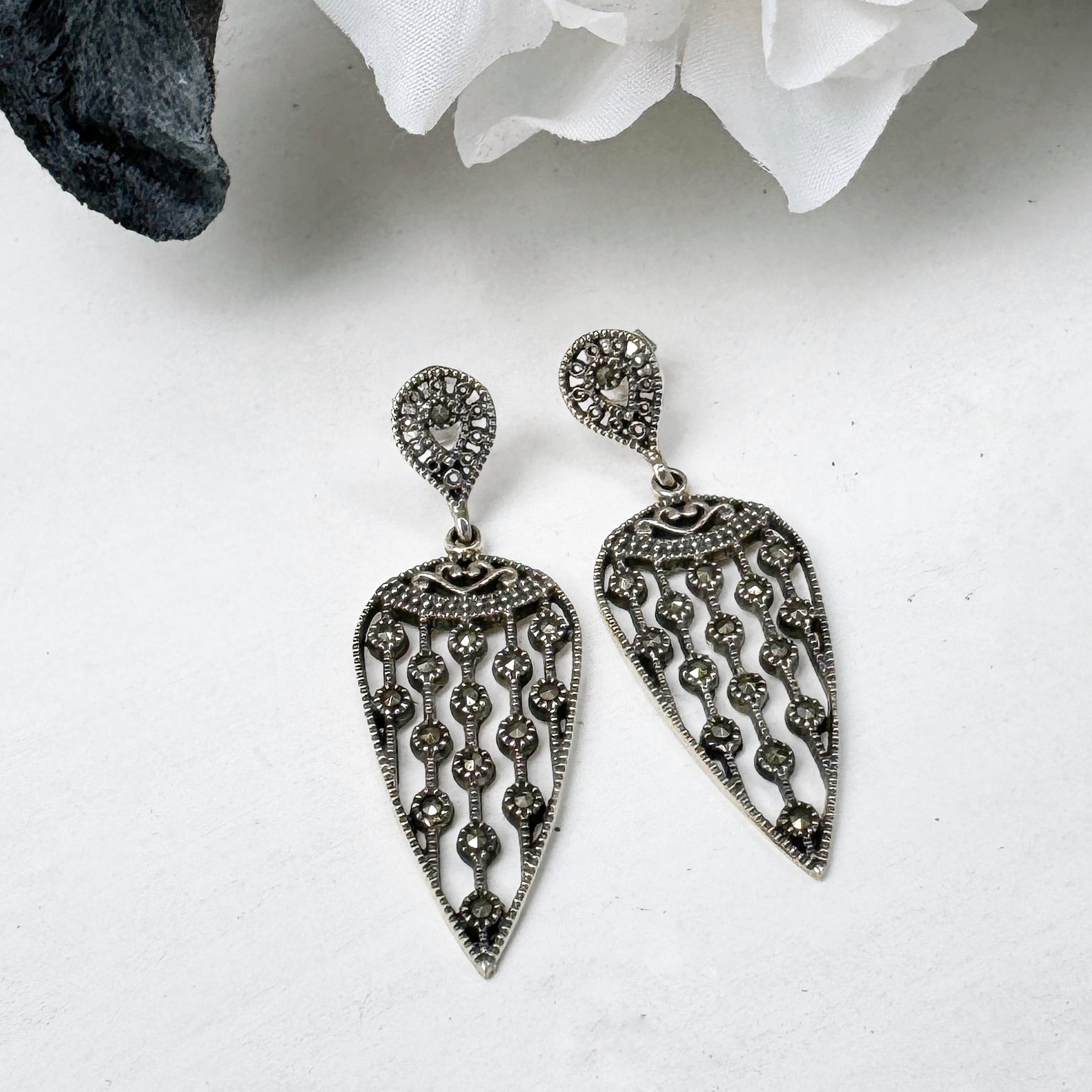 美品 agete シルバーマーカサイトピアス シルバーマーカサイトピアスチャーム | agete/アガット | 三越伊勢丹