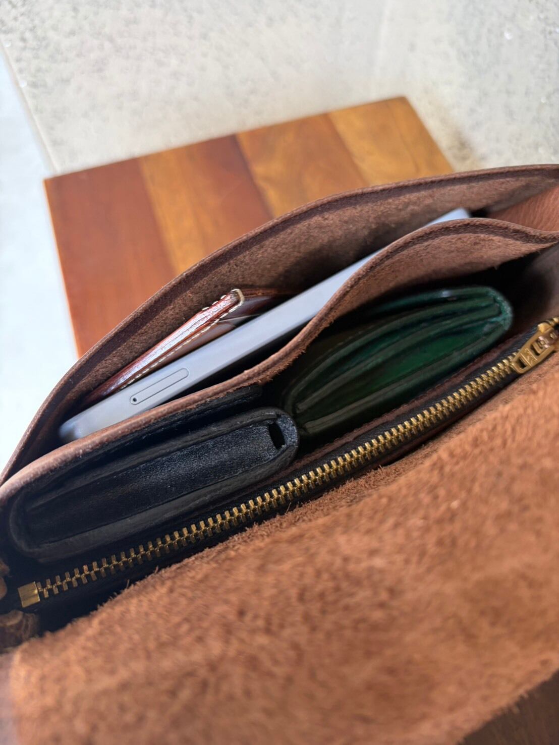 LB-03 insert shoulder bag （インサートフラップ・レザーショルダー
