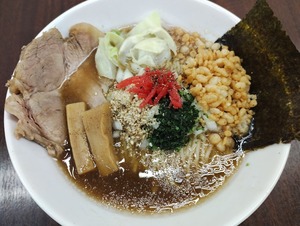 【ソースらぁめん(細麺)×2食・らぁめん】計3食セット