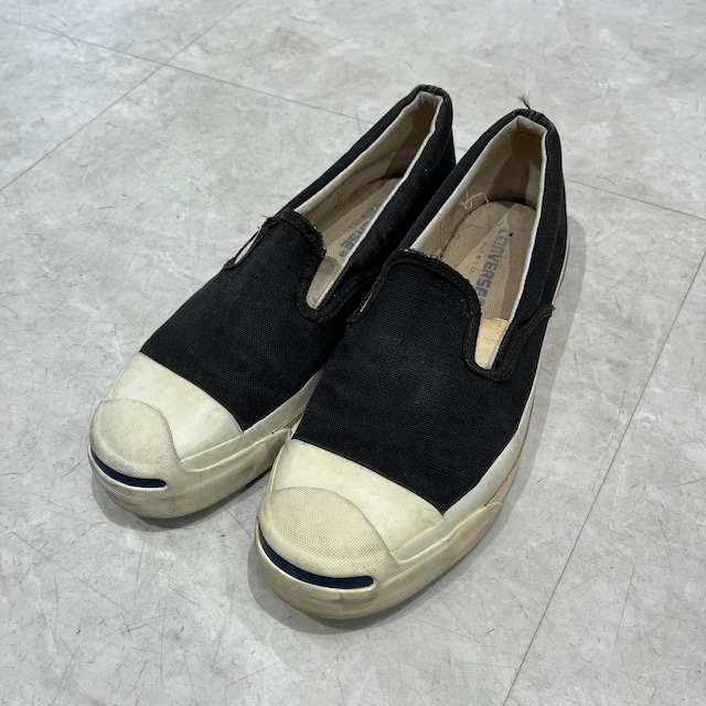 90s CONVERSE JACKPURCELL SLIP-ON 90年代 コンバース ジャックパーセル スリッポン コットンキャンバス アメリカ製 USA製