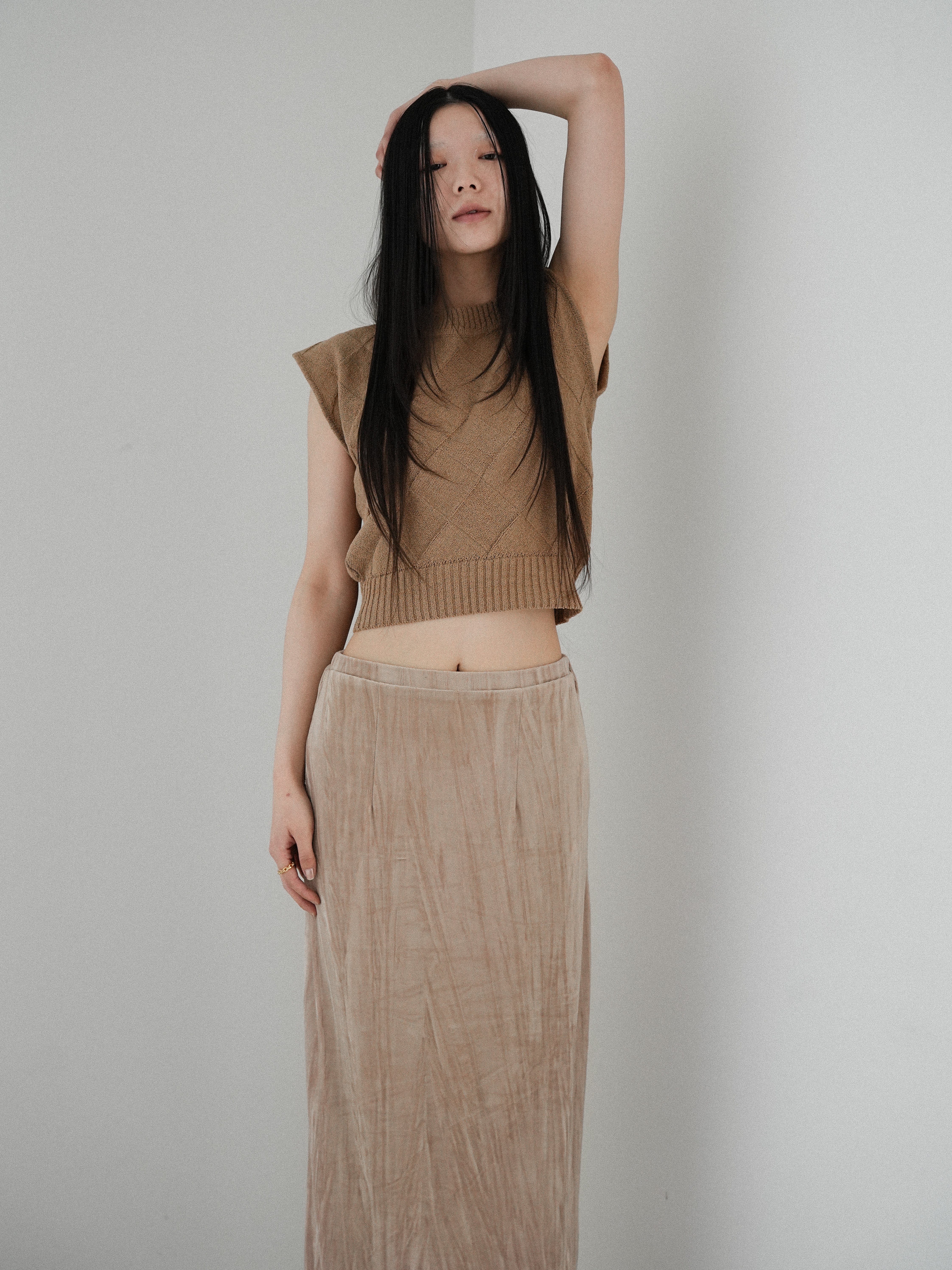 woven summer knit tops | Katrin TOKYO