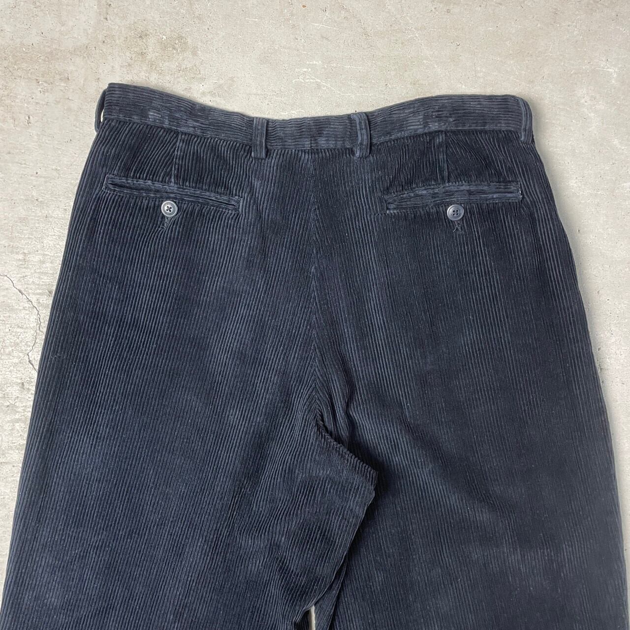 90年代 nautica ノーティカ コーデュロイパンツ 2タック ワイド 太畝