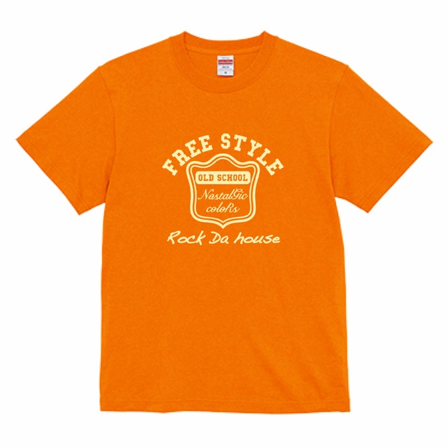 【COACH】大人気☆かわいい オレンジ クラシック Tシャツ カレッジTシャツ オールドスクール オレンジ college T shirt