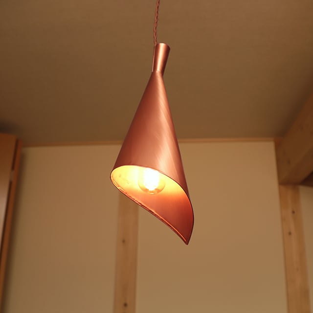 銅板ランプシェード｜HAORI｜マットライン | MASANORI