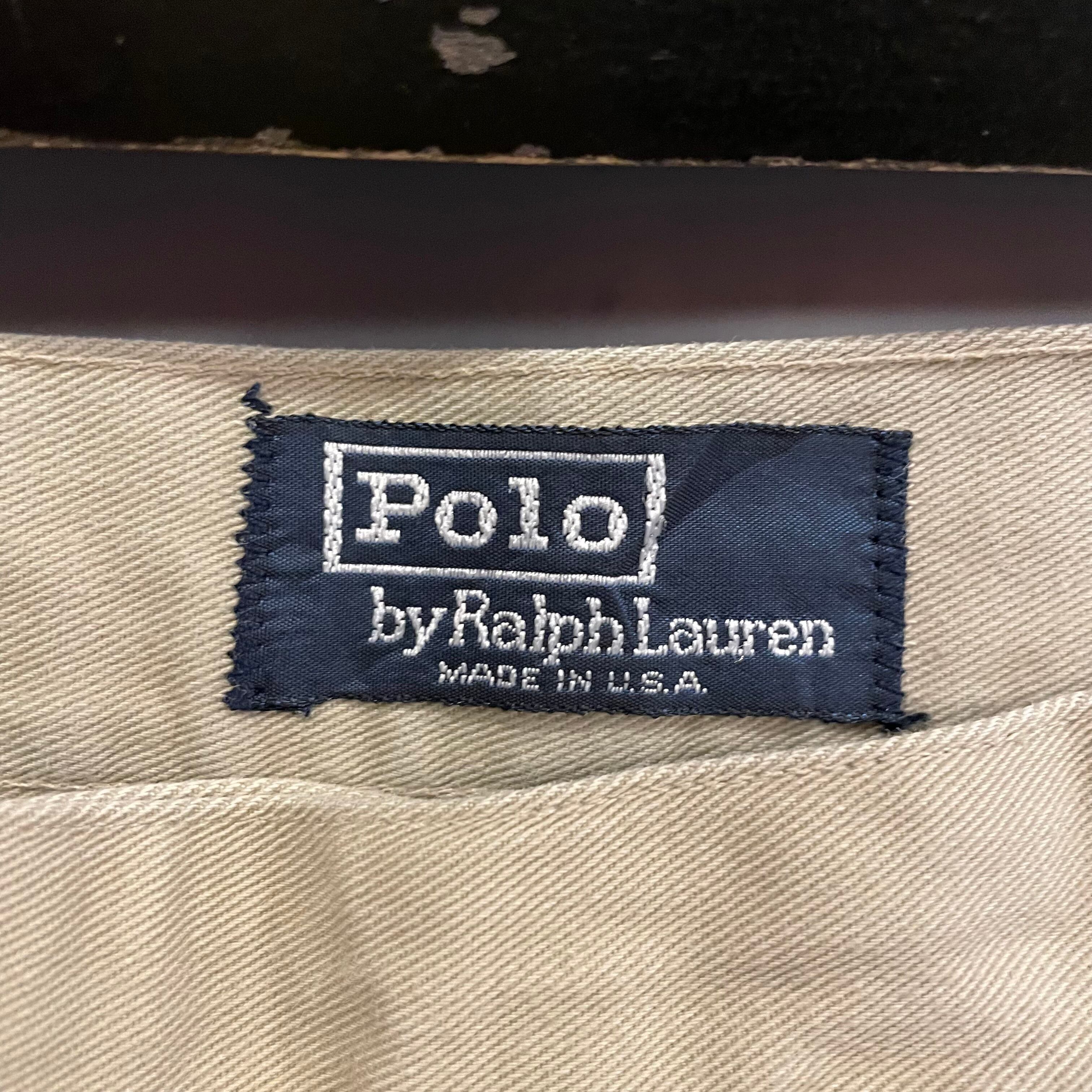 90s Polo by Ralph Lauren 2 tuck Chino Shorts USA製