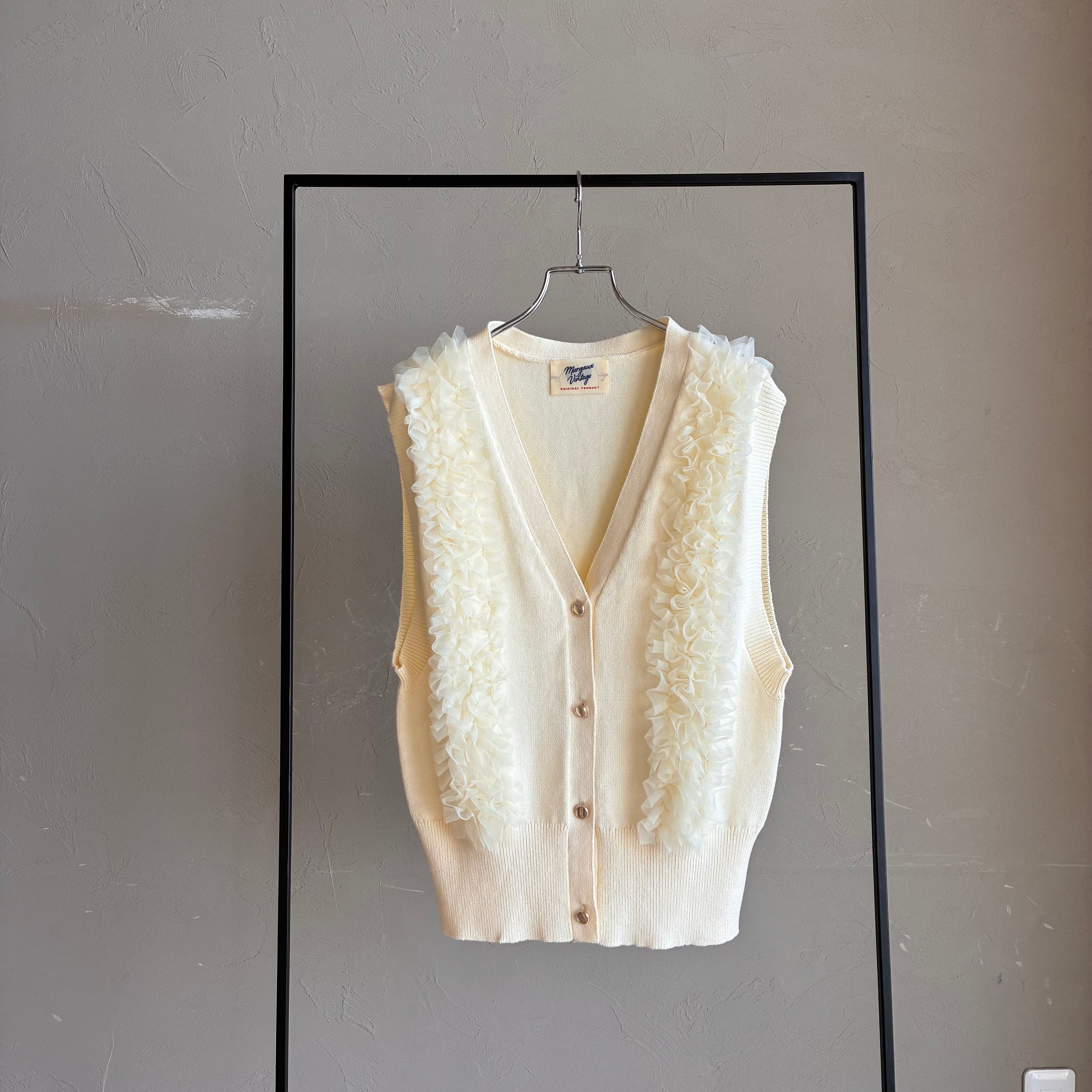 MARGAUX VINTAGE 】チュールフリルベスト | valance 福井｜レディース