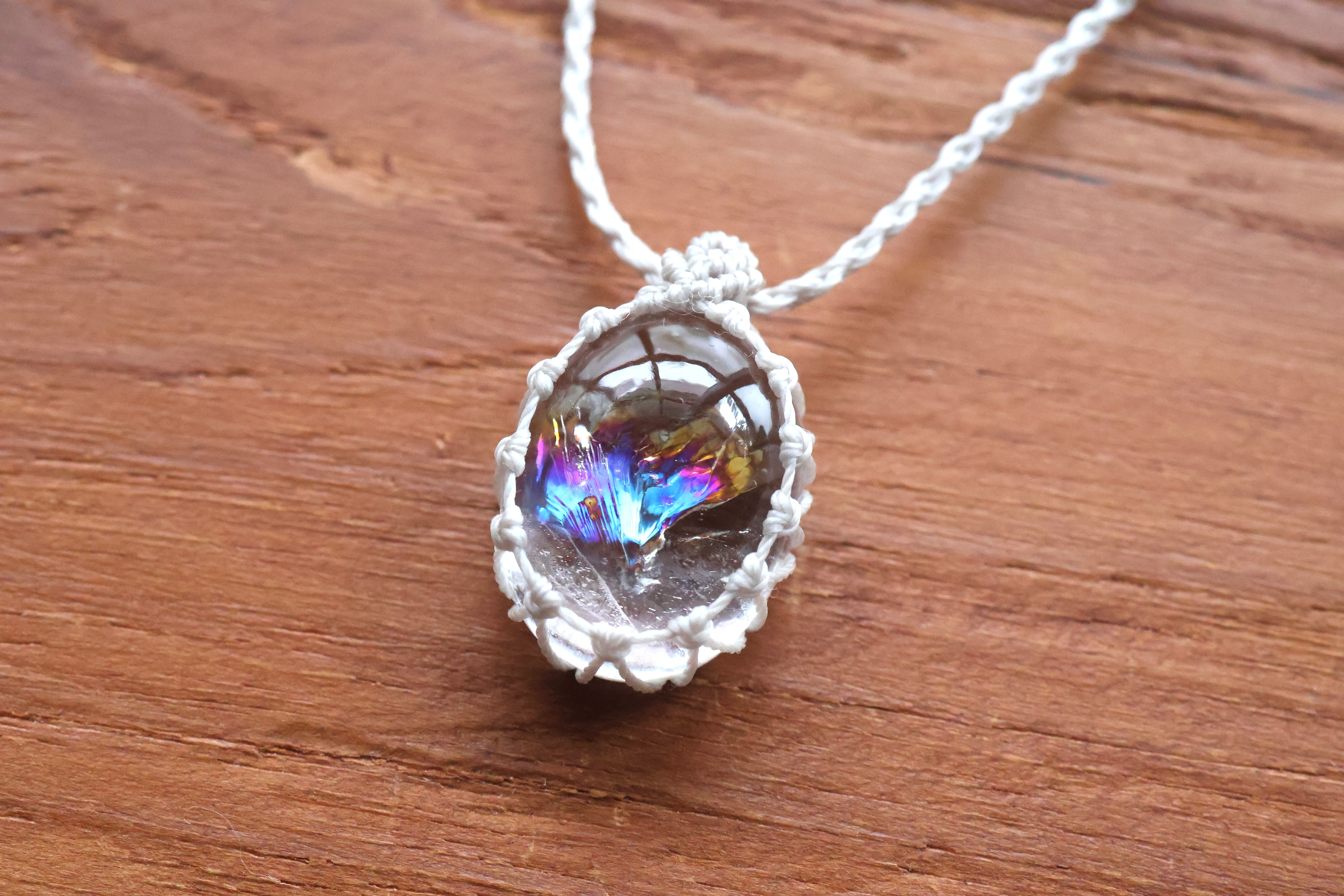 ヒマラヤ水晶ネックレス ガネーシュヒマール産 | 石垣島の夜光貝