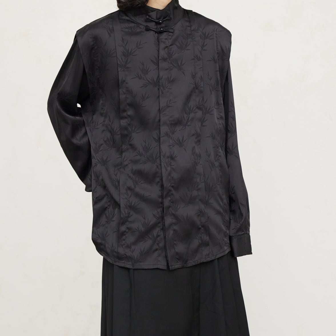 モードチャイニーズシャツ シャツ 長袖 10043