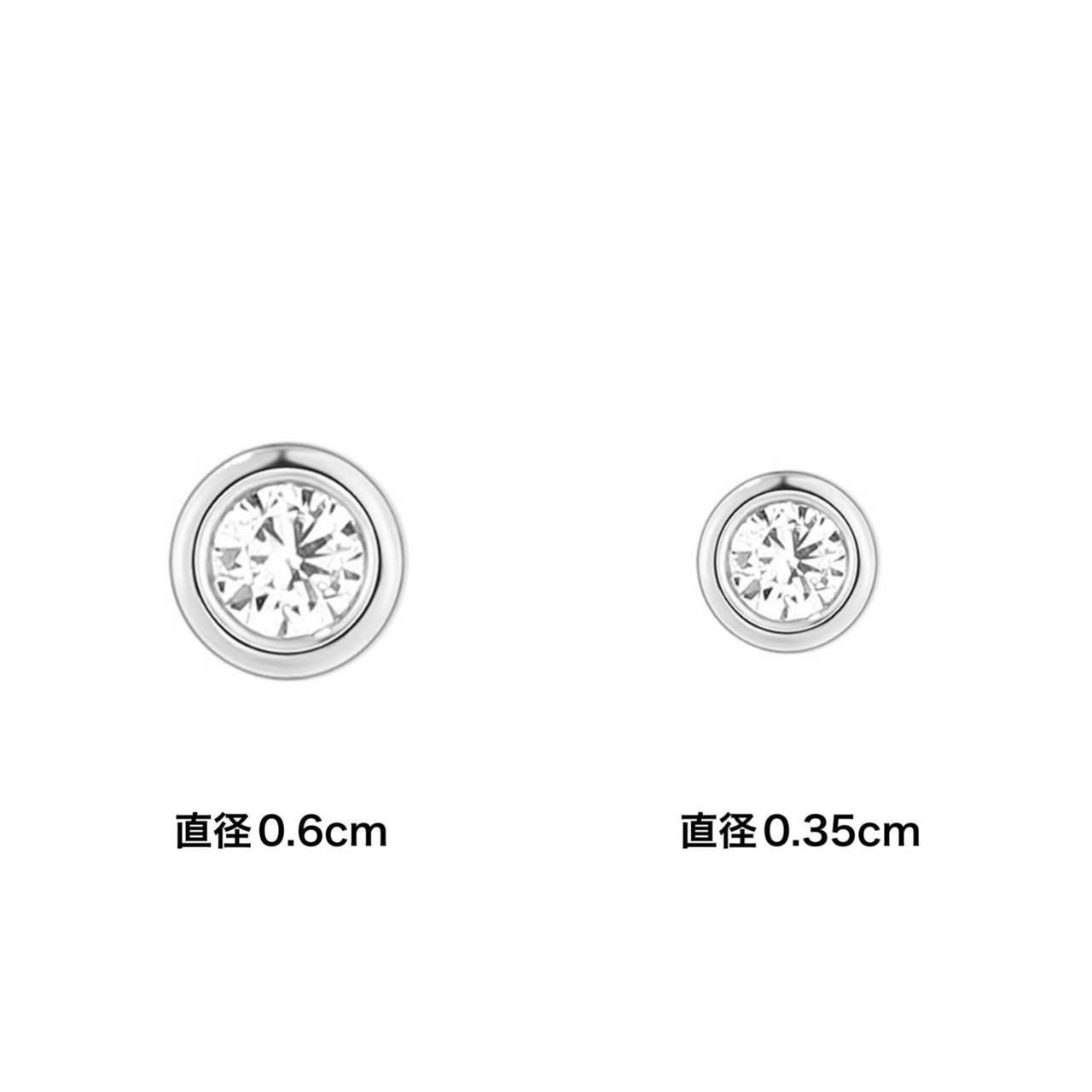 おしゃれ キラキラ ダイヤモンド 単色 シンプル ピアス - 6