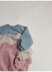 〖取寄〗韓国子供服 / 26winter / minirobe / ラグランラウンドトレーナー / キッズ *S~XL*