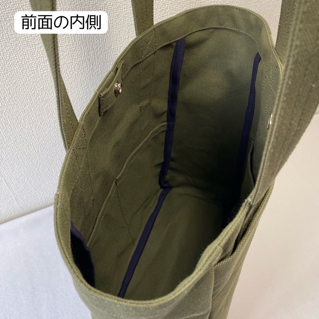 全9色】「軽いボックストート」たて型通勤／倉敷帆布 8号帆布【受注