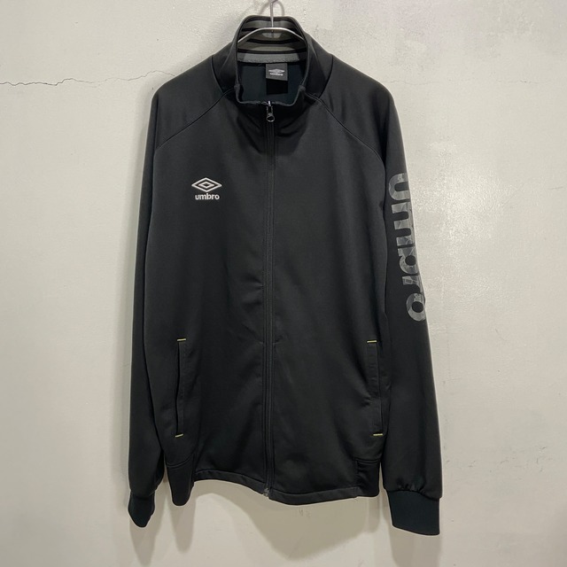 umbro アンブロ トラックジャケット ジャージ スリーブロゴ ブラック XL