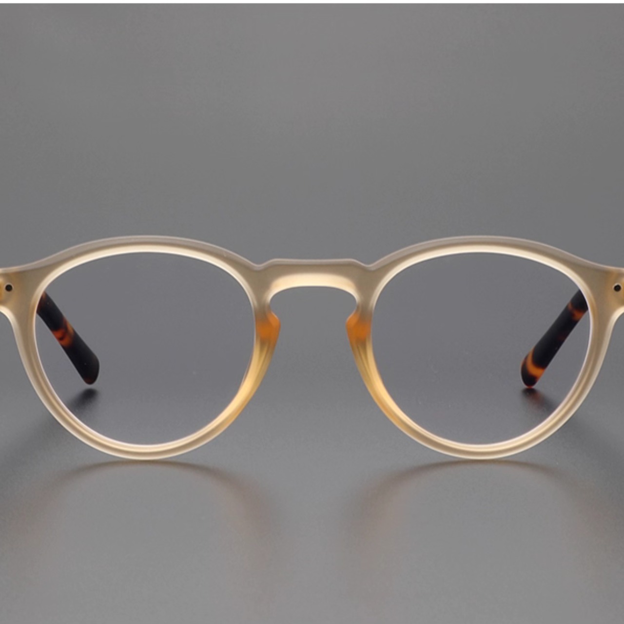 ラウンドフレームセルロイドメガネ   F0271 - 5