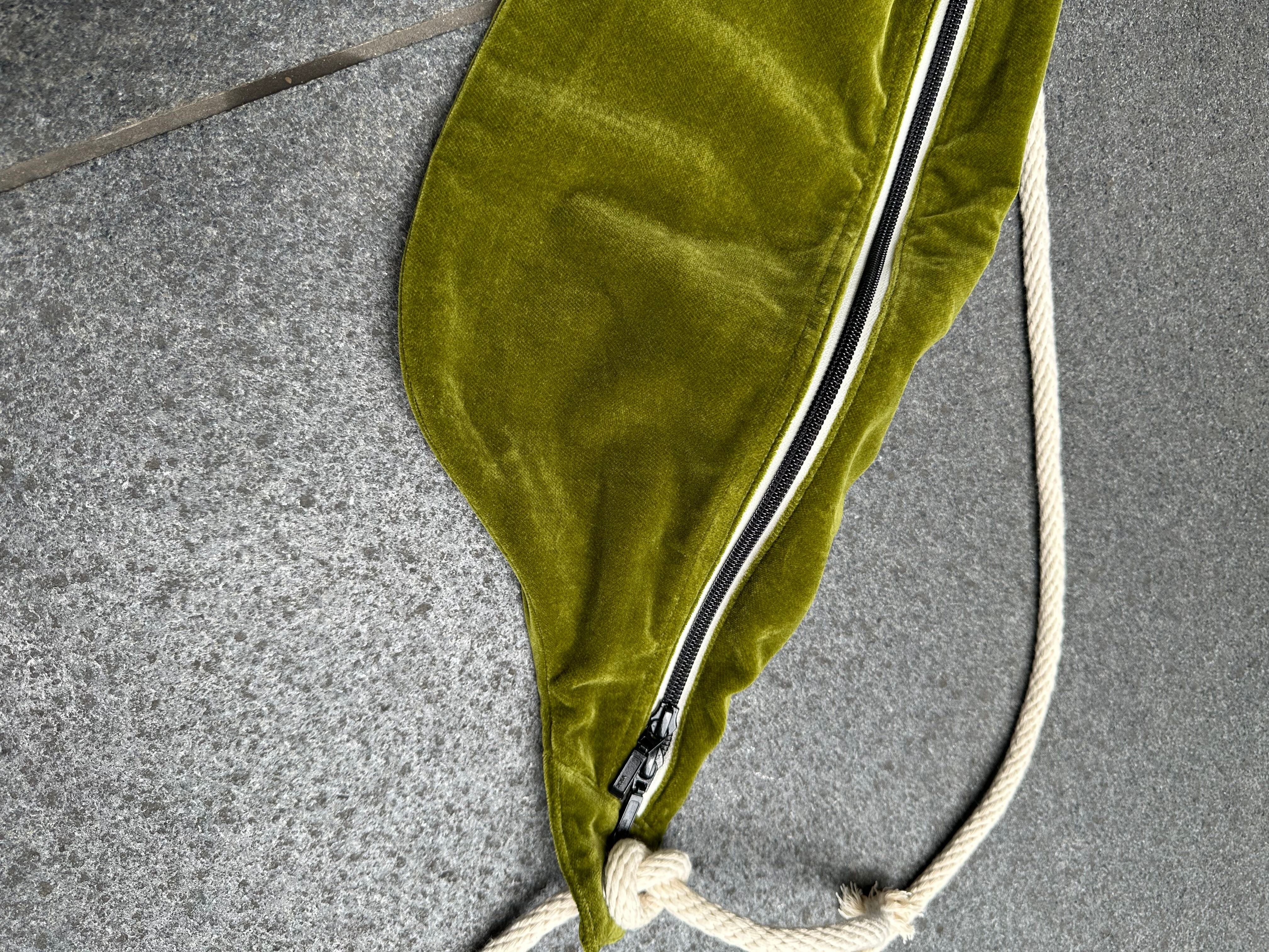 『my beautiful landlet』VELVET USED FINISH SHOULDER BAG / GREEN | SUKIKIRAI powered by BASE