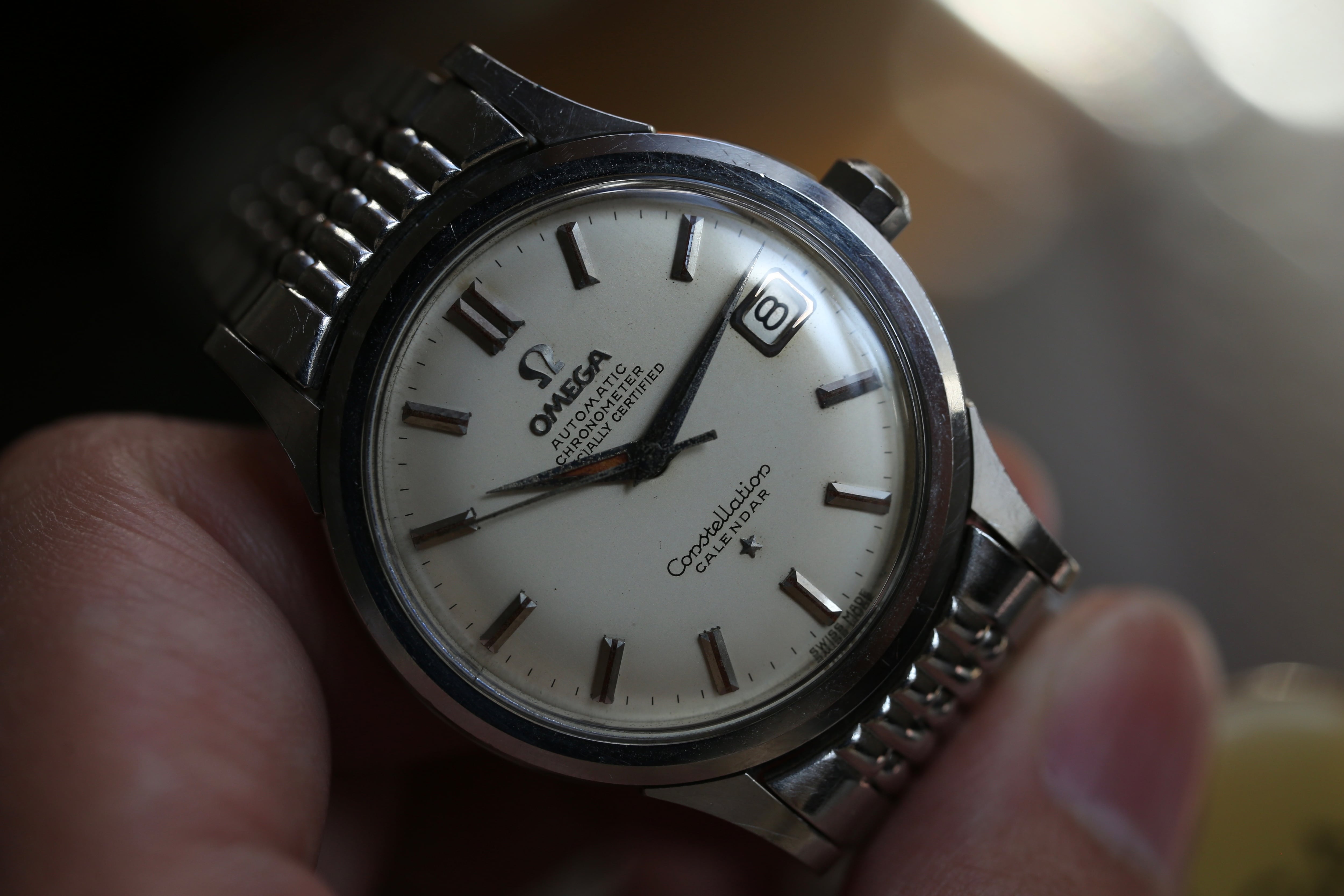 OMEGA】 1959年製 オメガ コンステレーション カレンダー 白文字盤