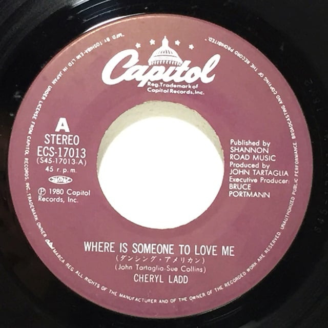 Cheryl Ladd / ダンシング・アメリカン Where Is Someone To Love Me [ECS-17013] - 画像1