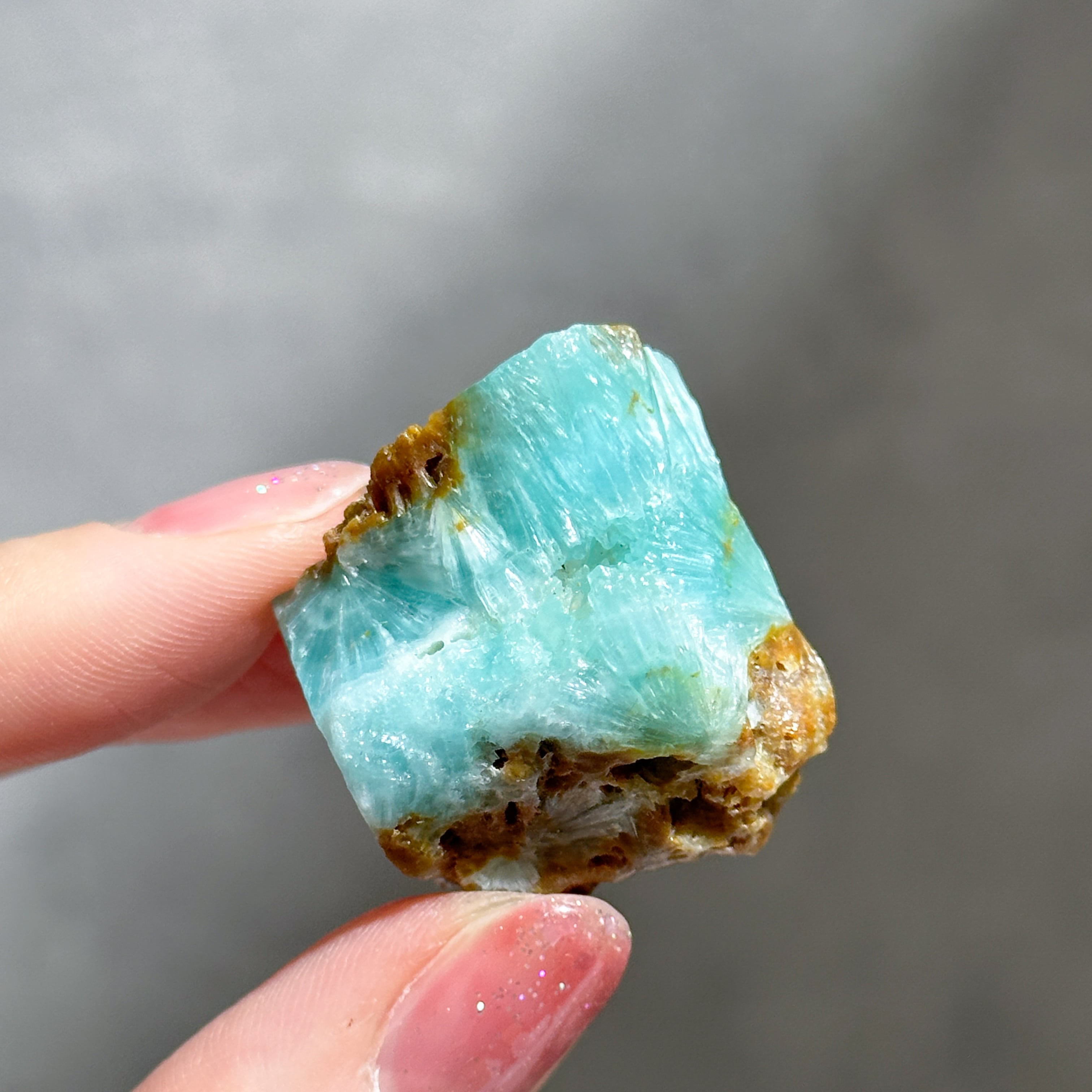 ブルーアラゴナイト 原石43◇Blue Aragonite◇天然石・鉱物