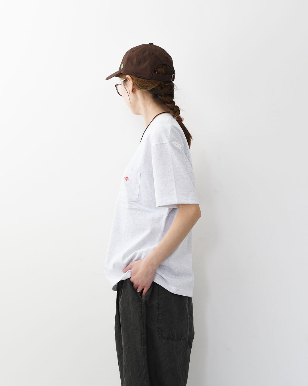 DANTON [ダントン] W POCKET T-SHIRT SOLID [DT-C0197TCB-S] ポケットT