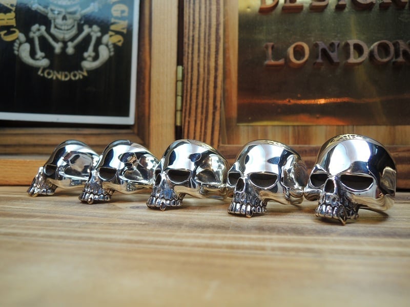 クレイジーピッグ　CrazyPig 27 LARGE EVIL SKULL RING K18 Fang | FirstOrderJewelry  ファーストオーダージュエリー代官山 SilverJewelry leather powered by BASE