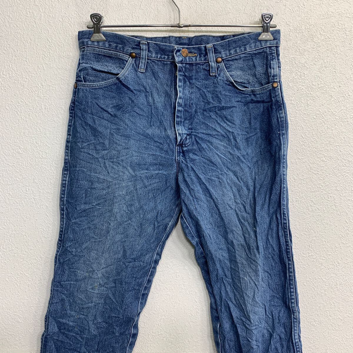 Wrangler デニムパンツ W34 ラングラー 936DEN ブルー コットン