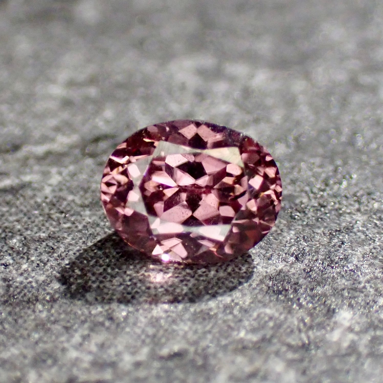 Red/Pink Zircon 4.8×3.9mm 0.56ct Cambodia | One Loose