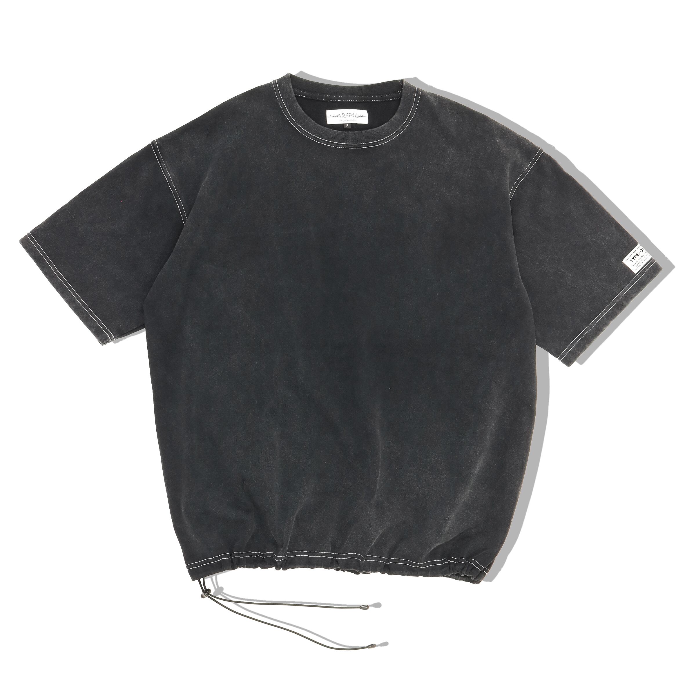 【elephant TRIBAL fabrics エレファブ 】Fade Fat T-SH FADEBLACK