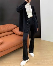 Loose fit V-neck Cardigan T20188