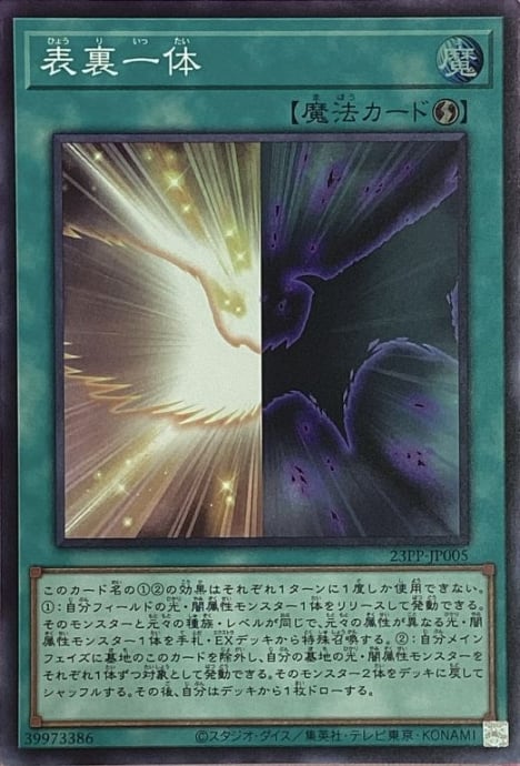 【美品】表裏一体(スーパー)