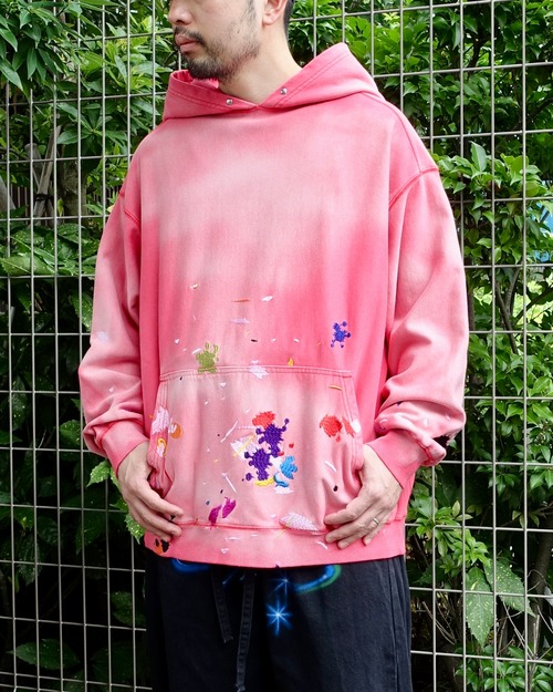 TENDER PERSON / PAINTING EMBROIDERY HOODIE