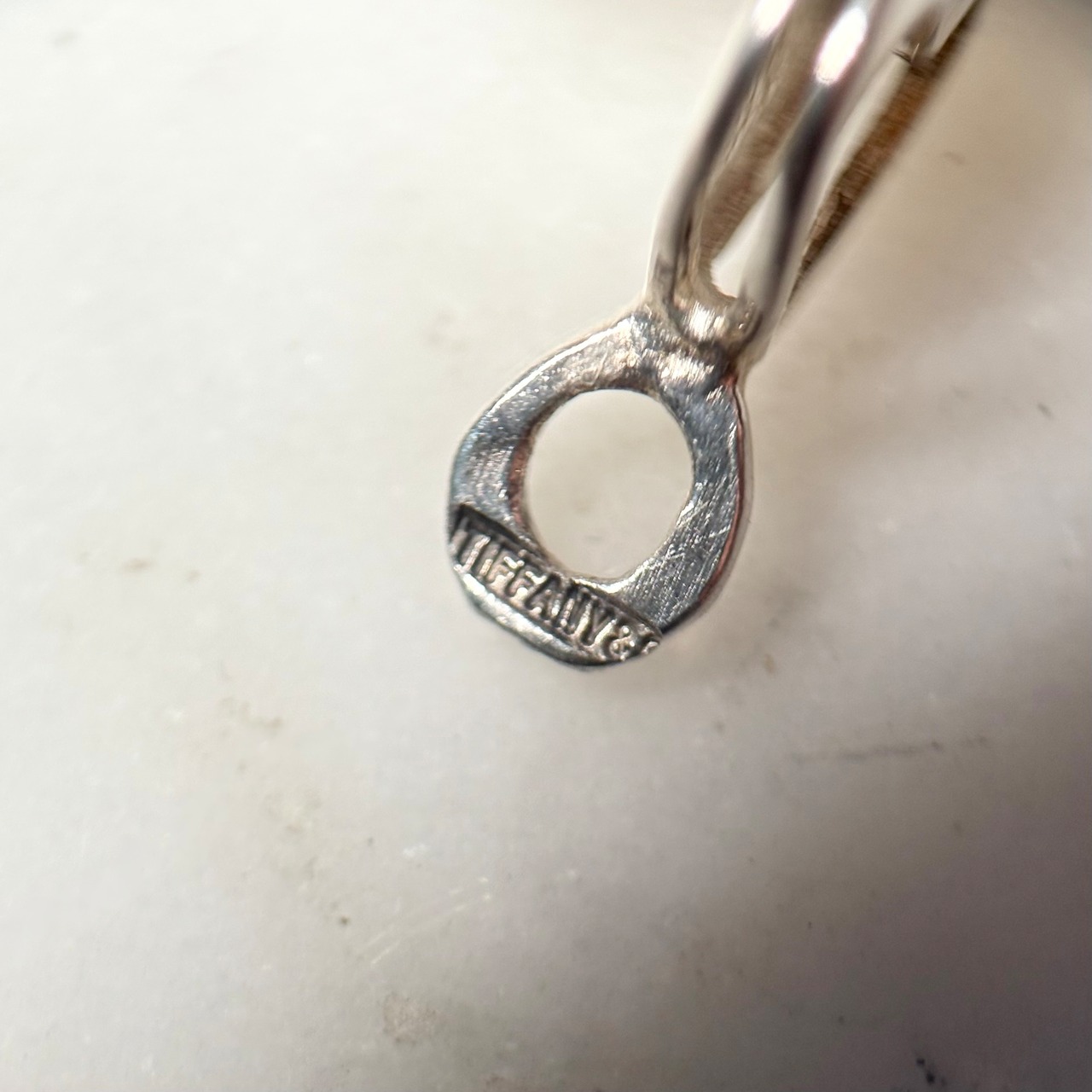 vintage TIFFANY silver “puff heart” bracelet
