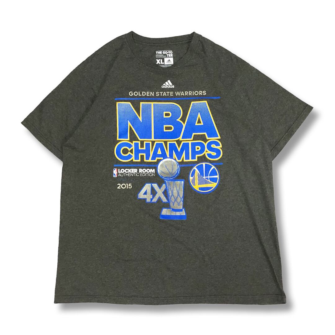 ゴールデンステート・ウォリアーズ 2015 優勝 記念 Tシャツ adidas