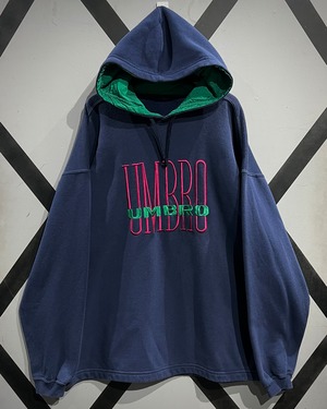 【X VINTAGE】90's “UMBRO” Embroidery Design Vintage Loose Sweat Hoodie