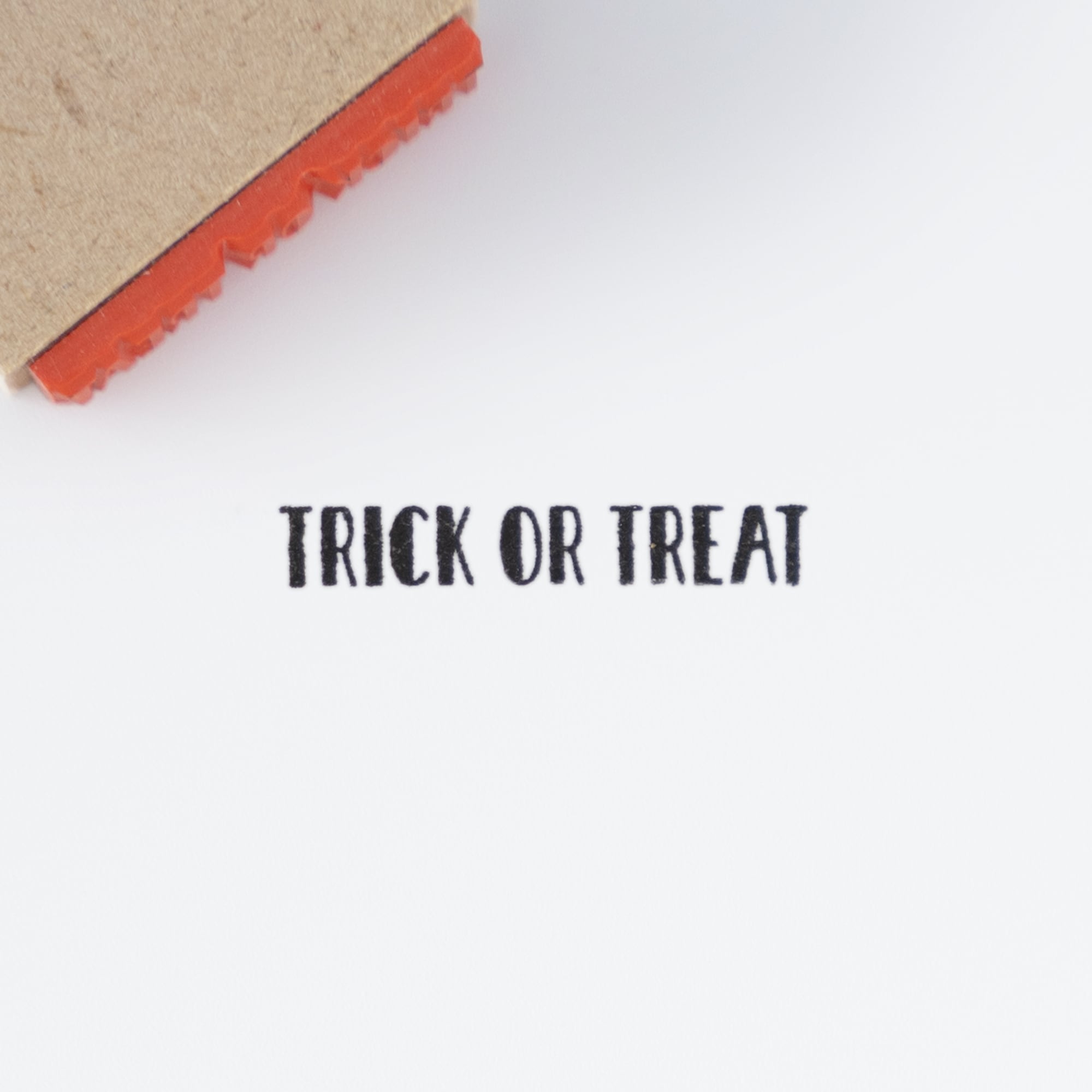 【小さな文字】TRICK OR TREAT_トリック オア トリート | はんこ