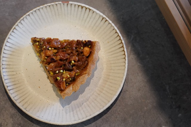 冷凍発送｜キャラメルナッツのタルト　18センチホール