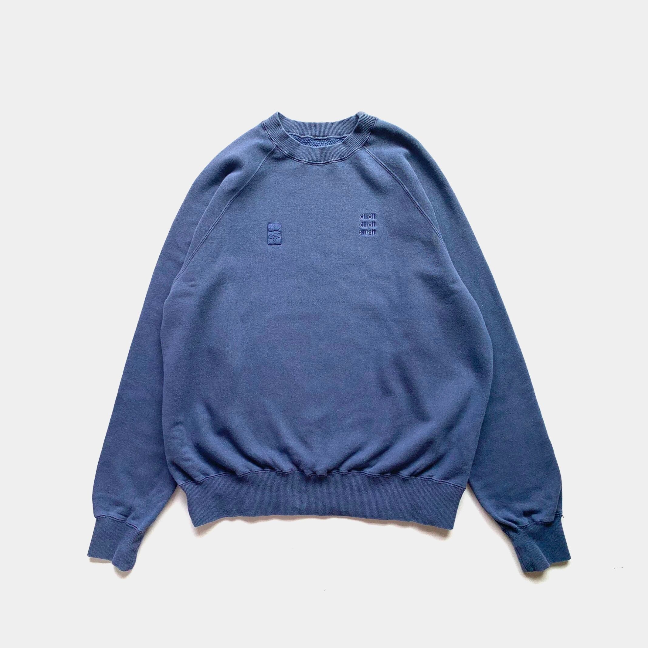 diidii PIGMENT DYE SWEAT Blue