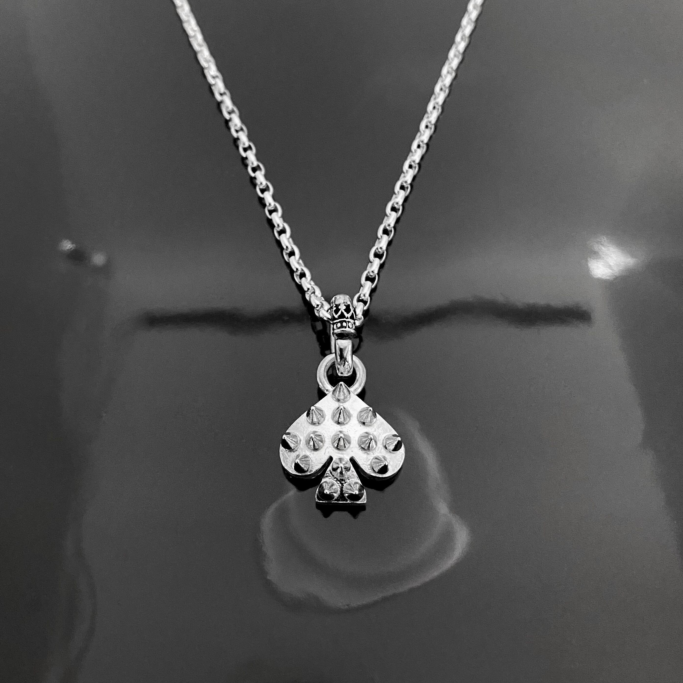 SPIKE:SPADE NECKLACE / スパイクスペードネックレス | GODSIZE