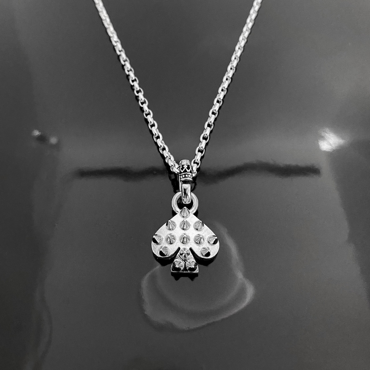 SPIKE:SPADE NECKLACE / スパイクスペードネックレス