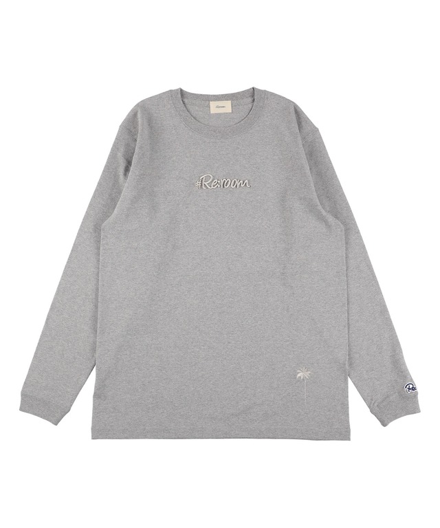 【#Re:room】3D LOGO LONG SLEEVE［REC744］