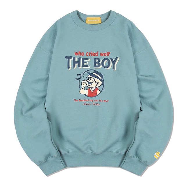 [MAINBOOTH] The Boy Sweatshirt(SODA) 正規品 韓国 ブランド トレーナー