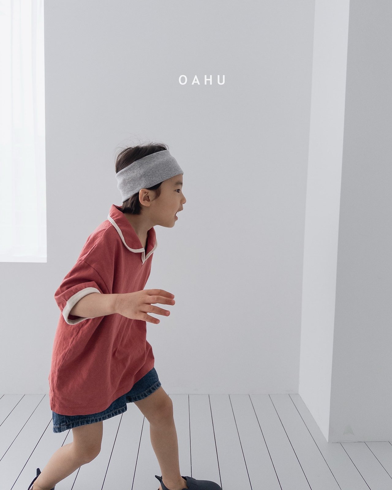 [OAHU] Brick collar shirt (JS/JM/JL/JXL) / [오아후] 브릭카라티 (JS/JM/JL/JXL)