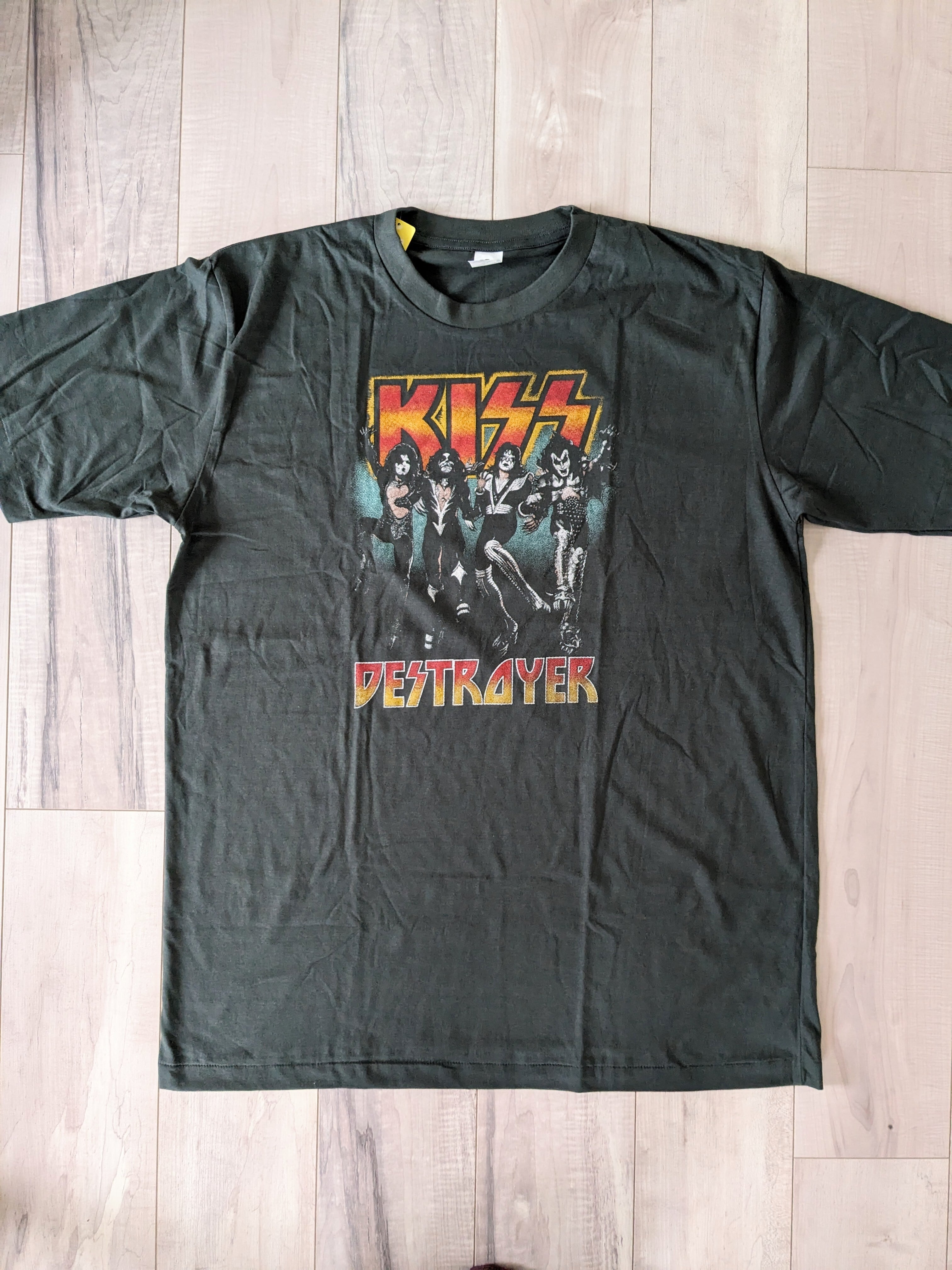 購*す様 KISS デストロイヤー20周年記念 Tシャツ 黒 vintage ♧【KISS