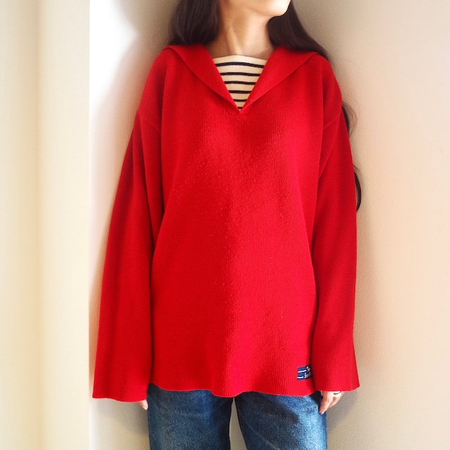 10 isseo france acrylic×lamie sailor knit