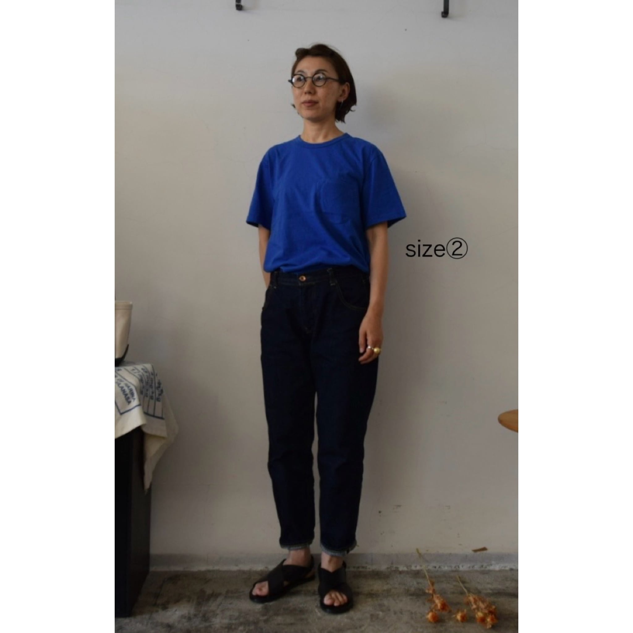 Simva104-0088S-Blue New W-Pocket S/S Tシャツ 19/- | O'KEEFFE