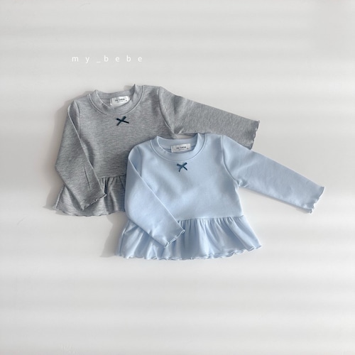 mybebe［取寄］lovely ribbon tee 26spring