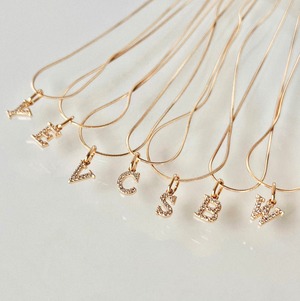 【Order】Initial Necklace-C/V