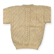 90s Jantzen OUTSIDE BRUNCH フィッシャーマン風 ウールニットセーター サイズ M /アイボリー/ビンテージ