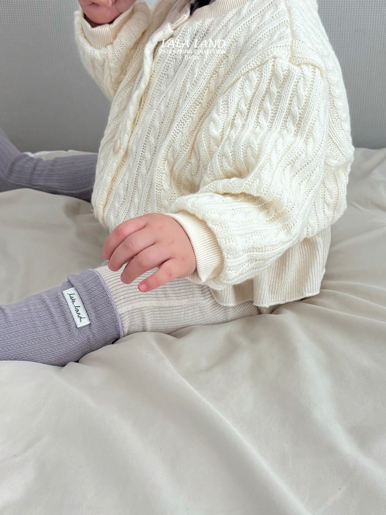 LALALAND 26/SS (Baby)Knit cardigan